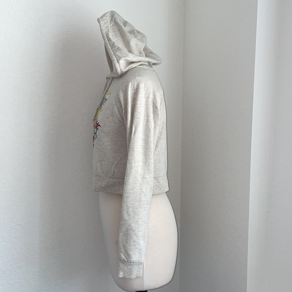 NICKELODEON RUGRATS cropped pullover drawstring hoodie in women’s small - Picture 4 of 8